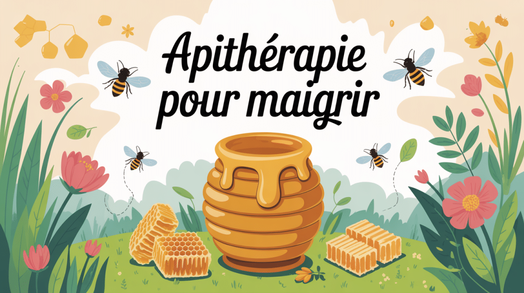 apithérapie maigrir, produits de la ruche illustrés