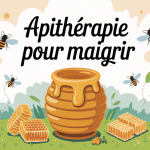 apithérapie maigrir, produits de la ruche illustrés