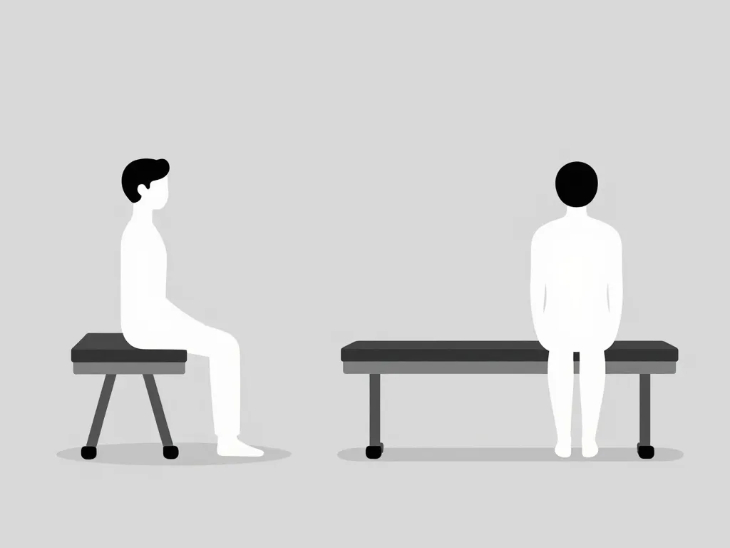 comparaison banc pour lombaires 45 degrés et horizontal