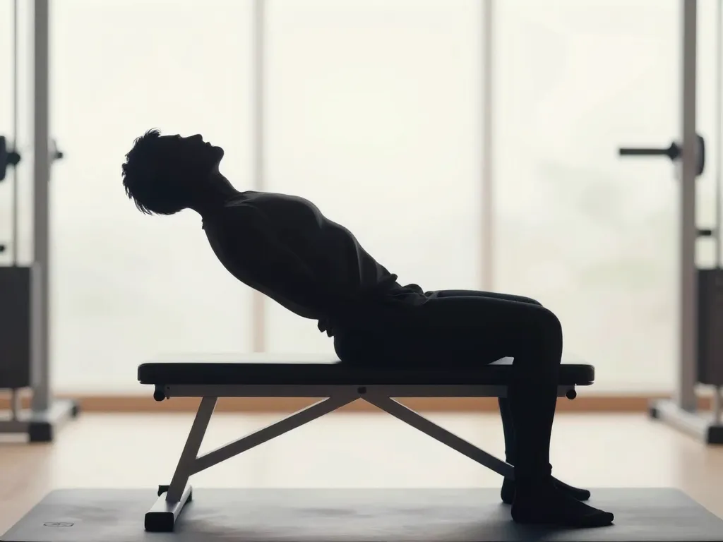 utilisation banc pour lombaires posture correcte