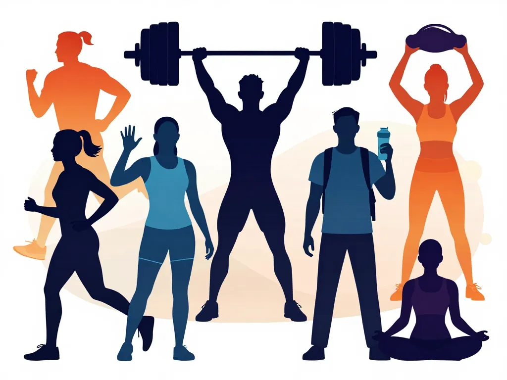 cadeaux pour les sportifs, sportifs différents et accessoires spécifiques