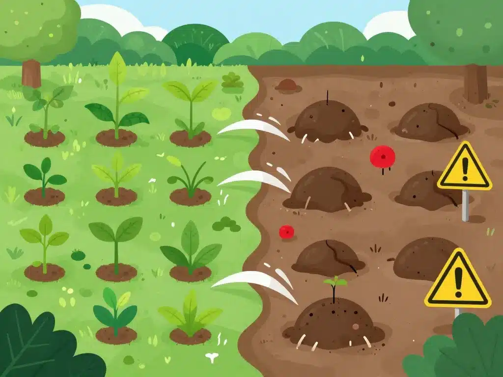 Canetaupe impacts sur jardin avantages et risques