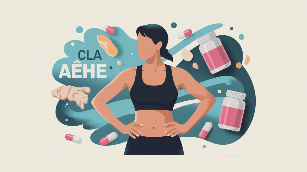 CLA sèche silhouette sportive et capsules, réduction masse grasse