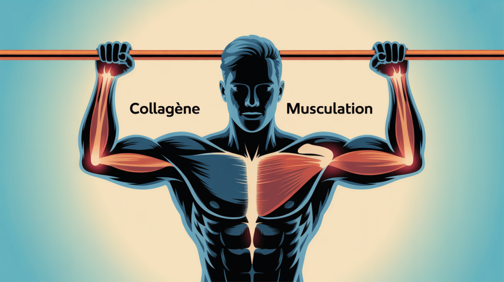 collagène musculation corps musclé articulations énergie
