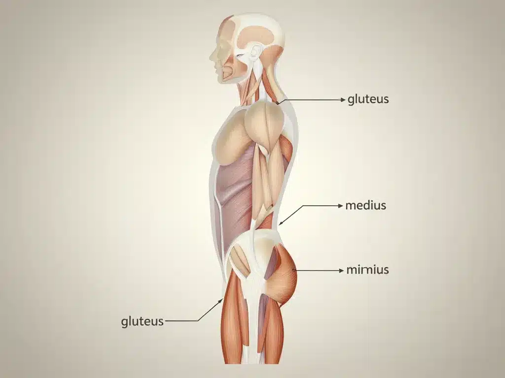 Comment avoir des fessiers bombé schéma muscles gluteaux