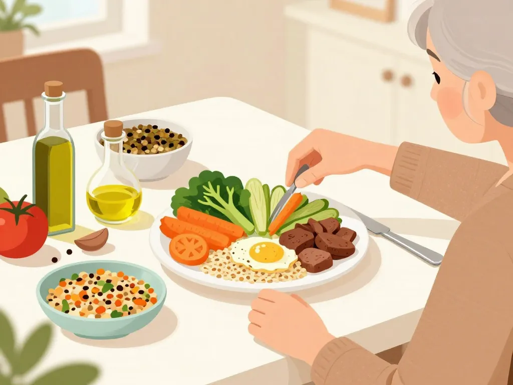 comment perdre du ventre après 60 ans femme repas équilibré