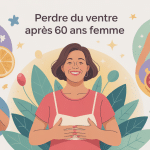 comment perdre du ventre après 60 ans femme illustration bien-être