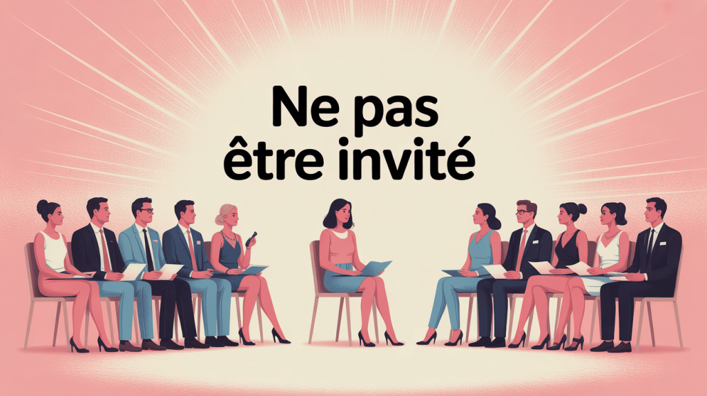 illustration gestion émotions comment réagir quand on est pas invité