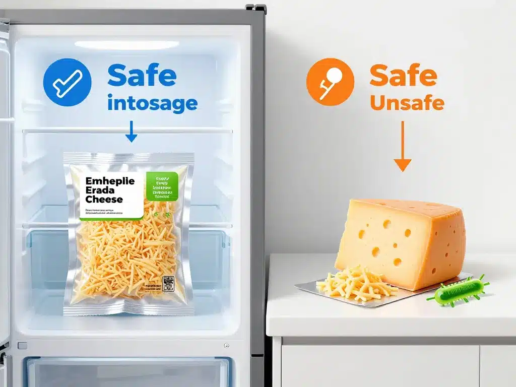 conservation emmental râpé enceinte conseils