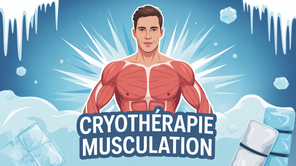 Illustration cryothérapie musculation effets froid récupération