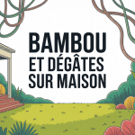 degat bambou maison terrasse fondations jardin envahi