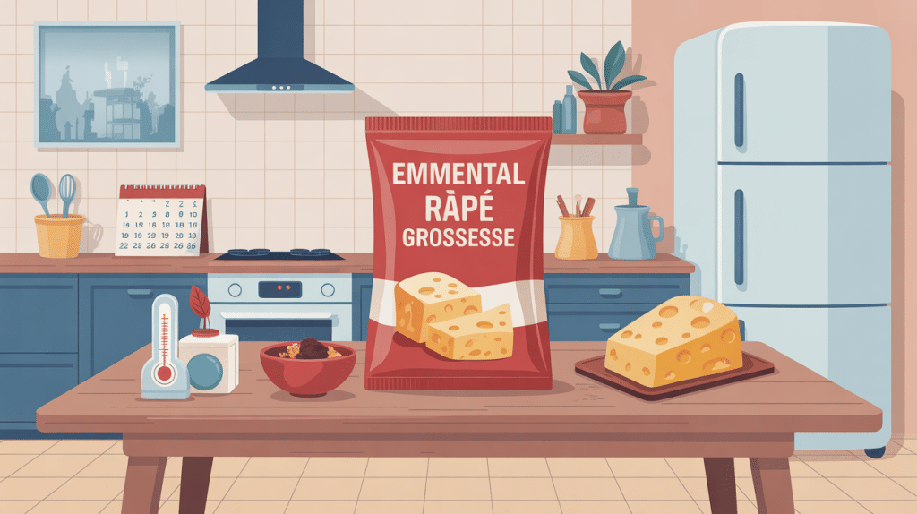 illustration sécurité emmental râpé enceinte