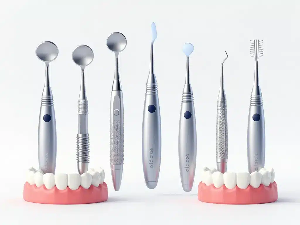 photo g blade modèles différents et situations dentaires