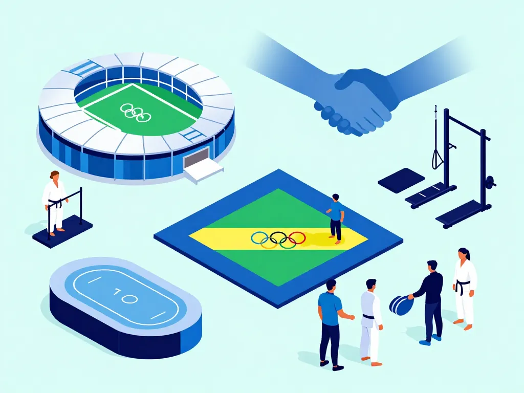 Gabon JO 2024 préparation olympique infrastructures