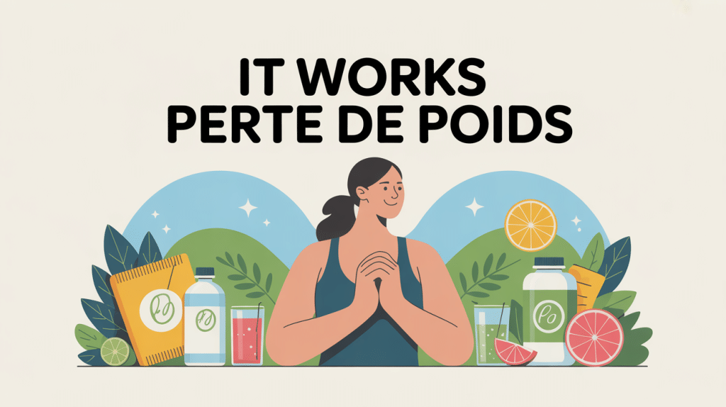 It Works perte de poids illustration, compléments et bien-être