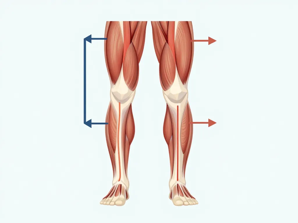 schéma jambes lourdes musculation muscles et circulation sanguine