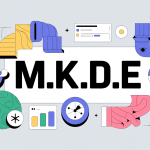 illustration m.k.d.e marketing digital data technique