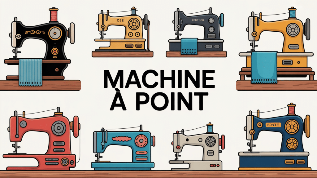 machine a point diverses en atelier de couture moderne