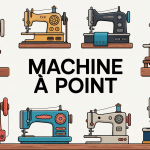 machine a point diverses en atelier de couture moderne