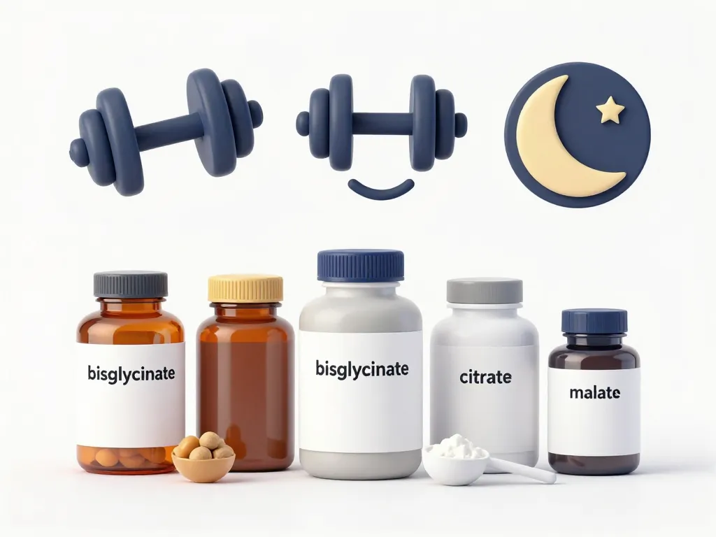 scène produits magnésium musculation formes et timing