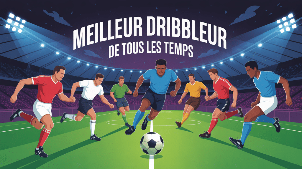 meilleur dribbleur de tous les temps illustration dribbleurs légendaires