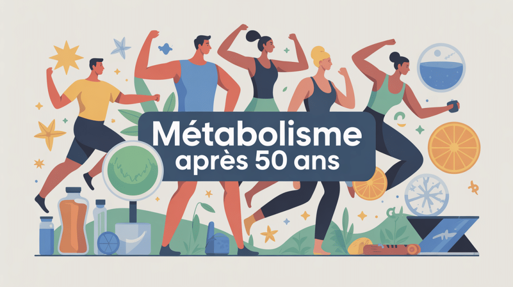 Illustration métabolisme après 50 ans énergie et vitalité