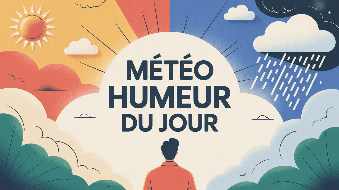 illustration météo humeur du jour fluctuations émotionnelles