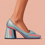 Illustration mollet court jambe compacte moderne