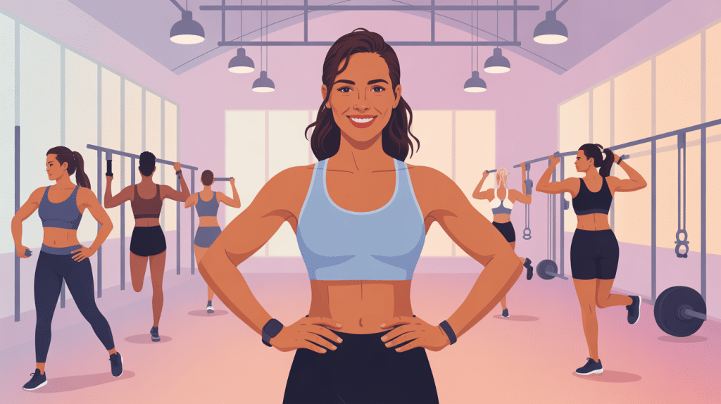 musculation femme mince femme sportive salle musculation