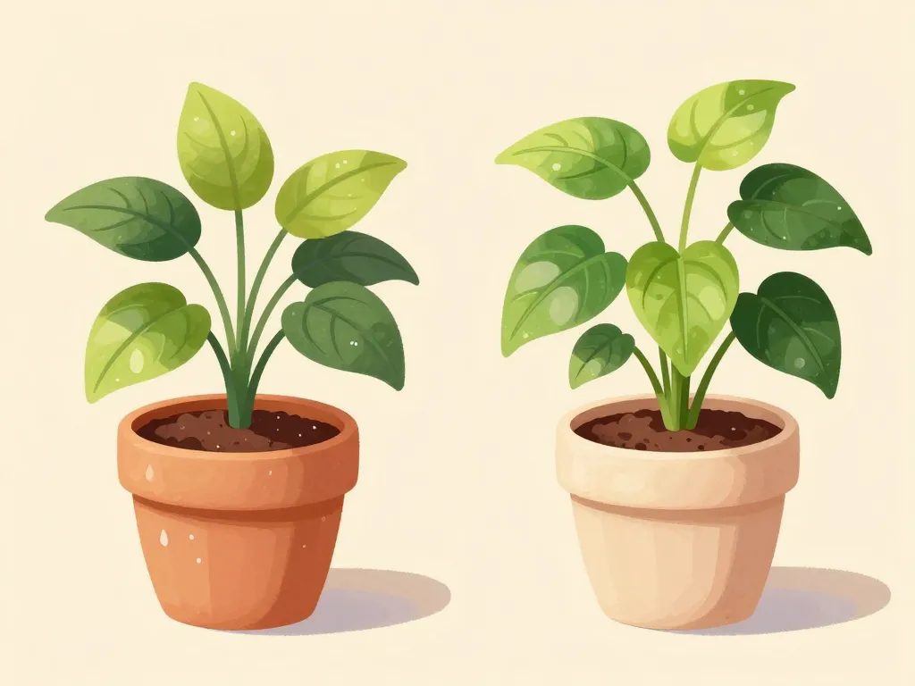 peperomia vs pilea besoins lumière arrosage