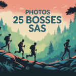 Photos de 25 bosses SAS silhouettes trail forêt Fontainebleau