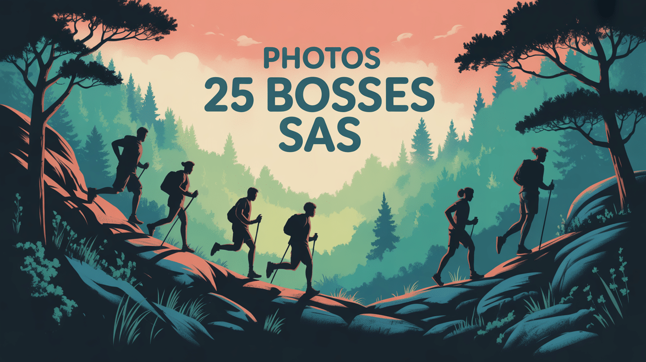 Photos de 25 bosses SAS silhouettes trail forêt Fontainebleau