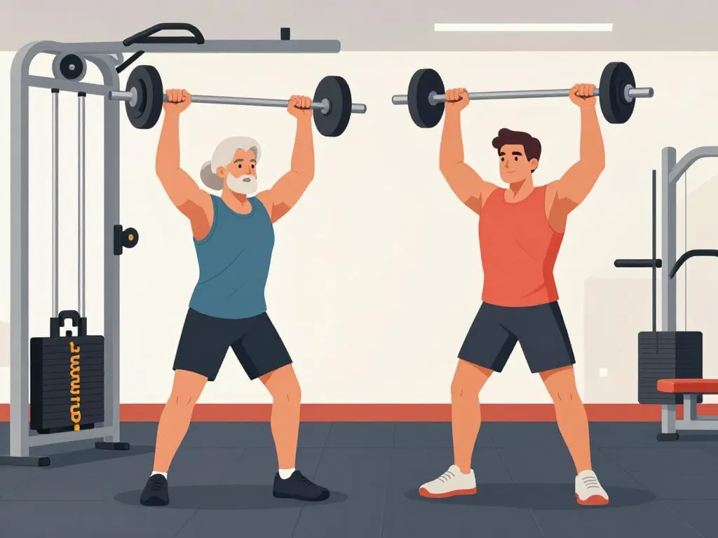 prise de masse après 40 ans musculation mature gym