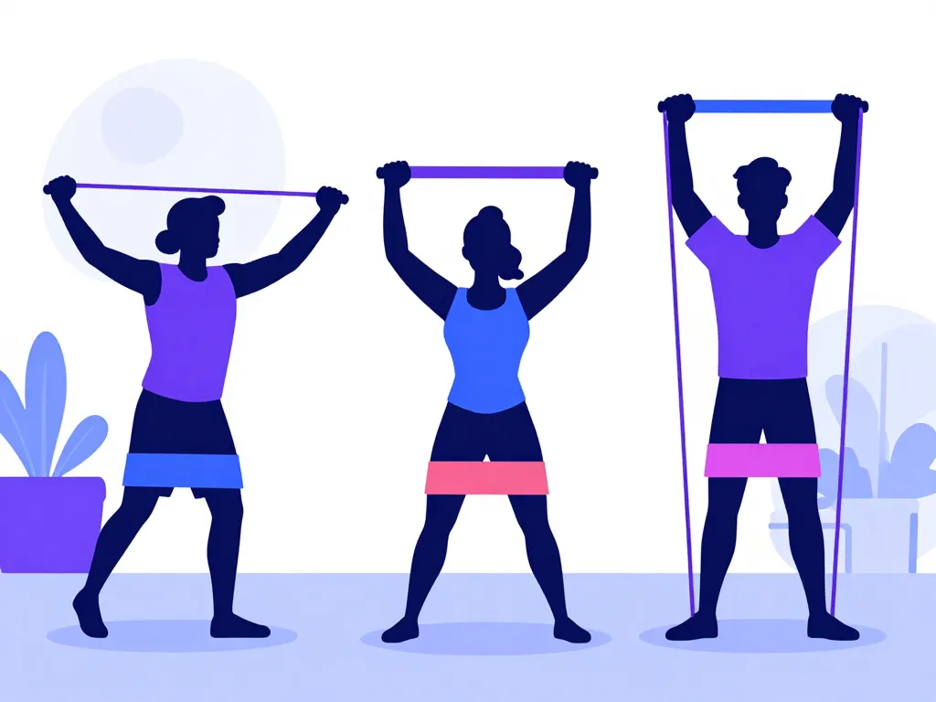 programme exercice avec elastique haut corps exercices