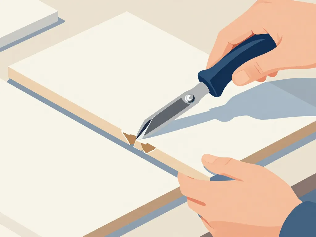 ragueur finition bord carreau