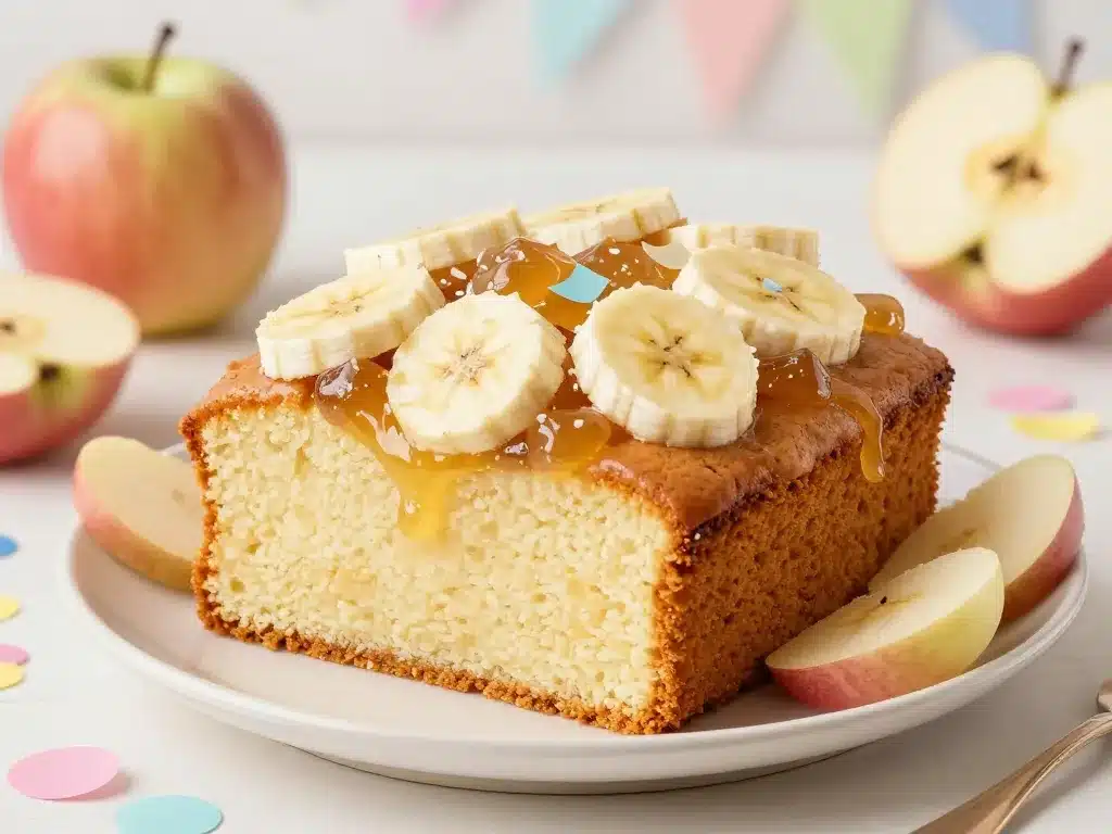 recette gâteau bébé 1 an sans sucre gâteau banane compote