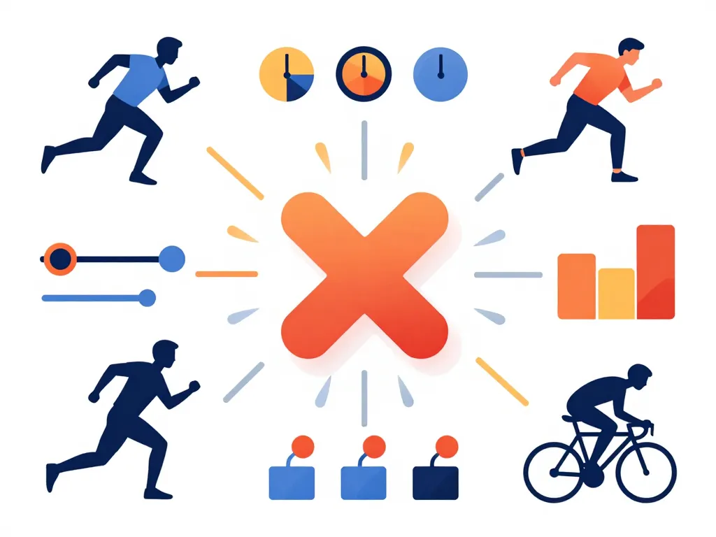 sport en x illustration modules répétitions séries intensité