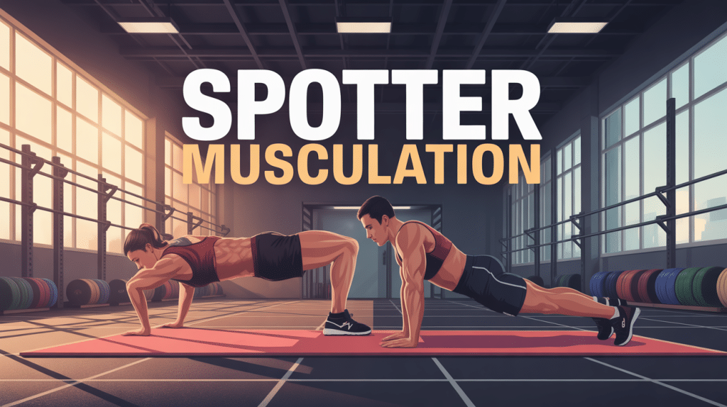 spotter musculation développé couché sécurité duo