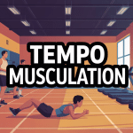 illustration tempo musculation salle de sport