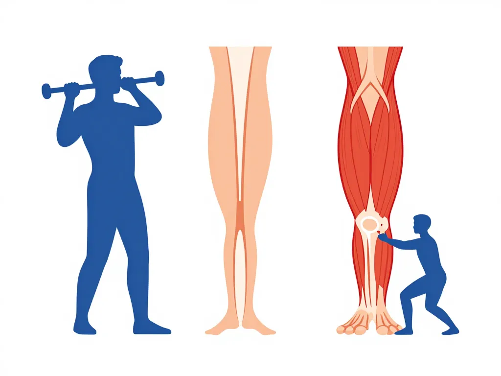 Diagramme concept tendinite musculation stress tendons