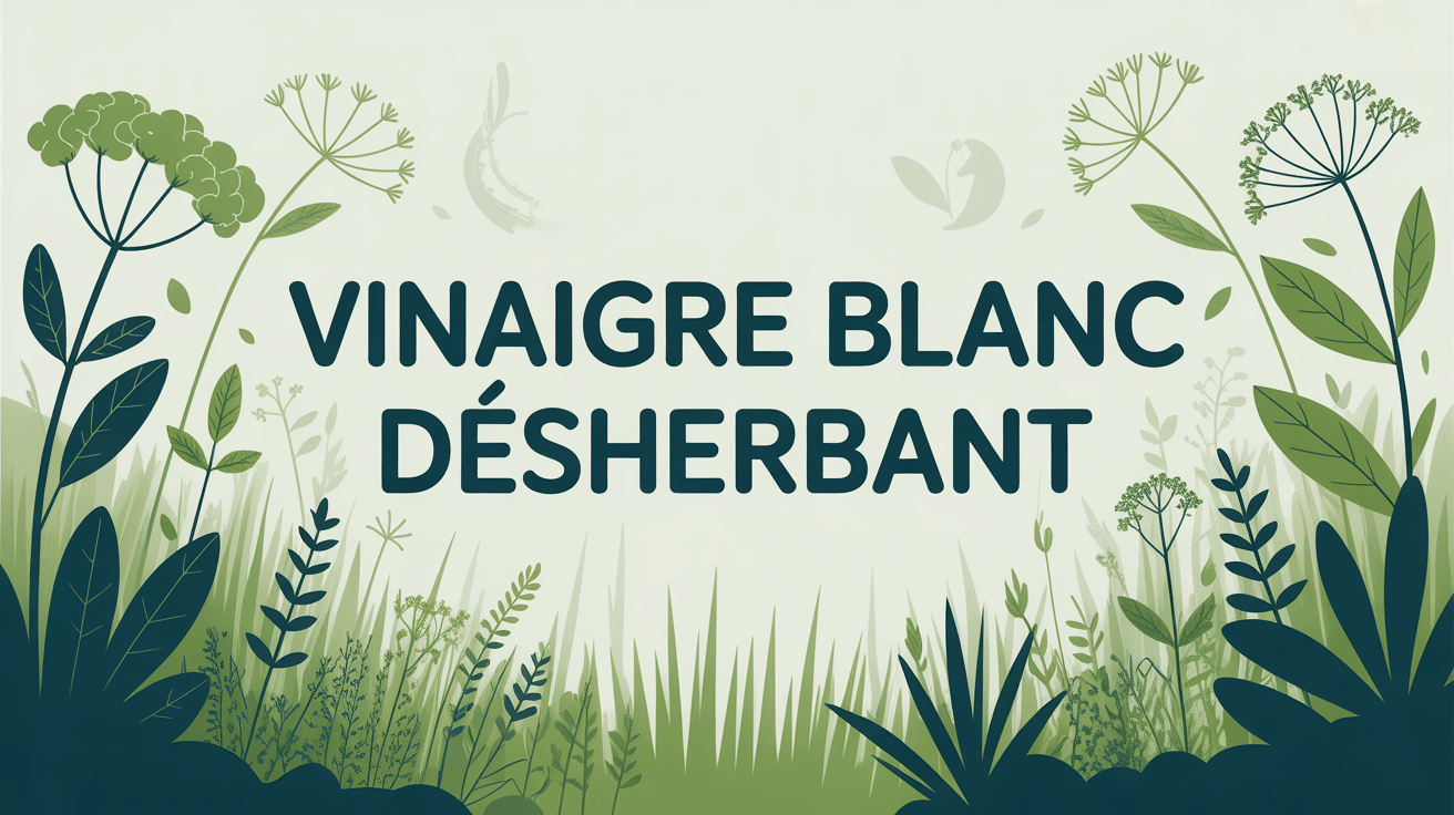 illustration jardin vinaigre blanc désherbant interdit