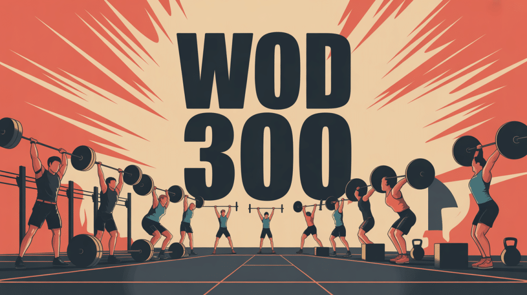 wod 300 crossfit sportifs mouvements emblématiques