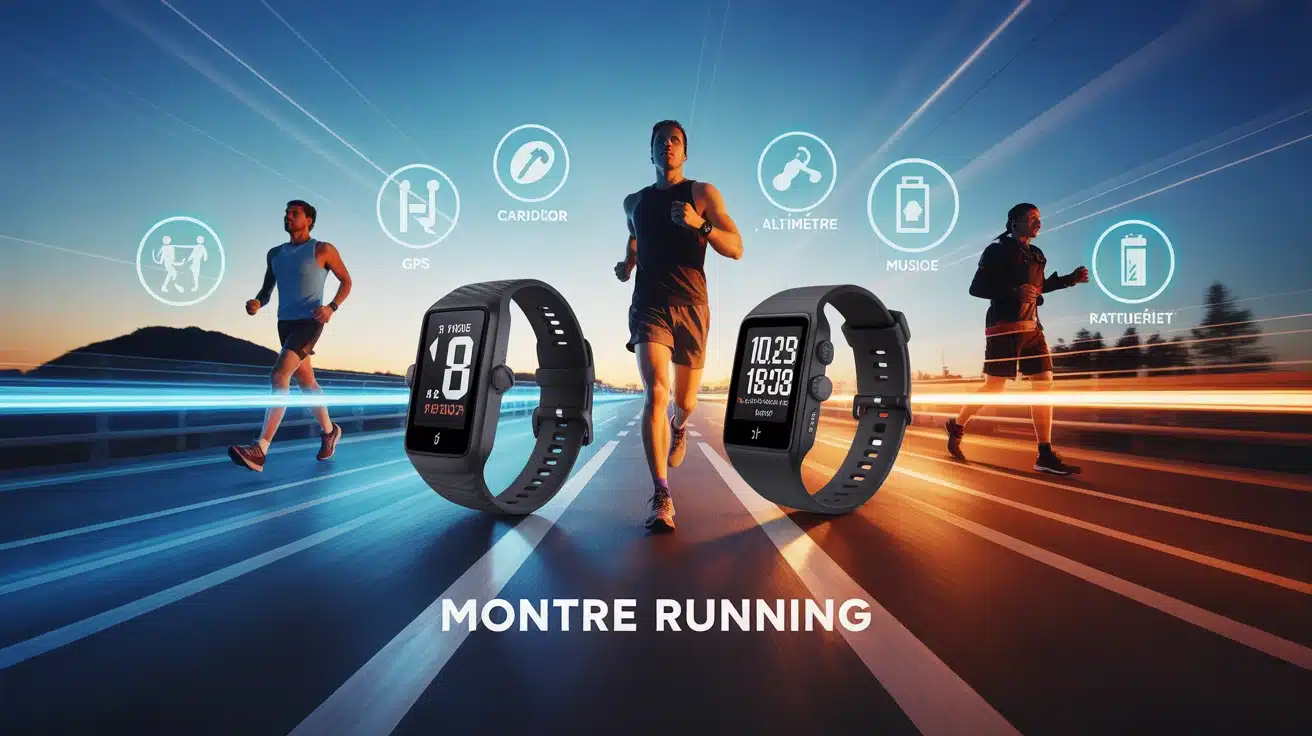 Comparatif montre running trois modèles et fonctionnalités