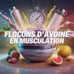 flocons d'avoine musculation illustration