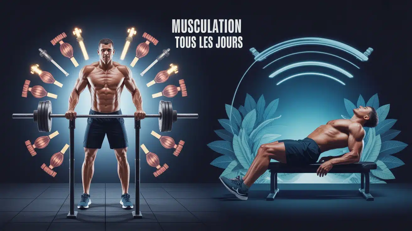 musculation tous les jours athlète effort et repos