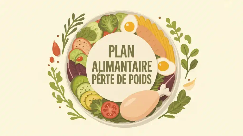 plan alimentaire pour perte de poids assiette équilibrée