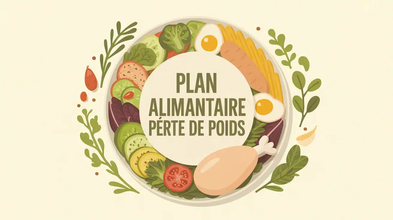 plan alimentaire pour perte de poids assiette équilibrée
