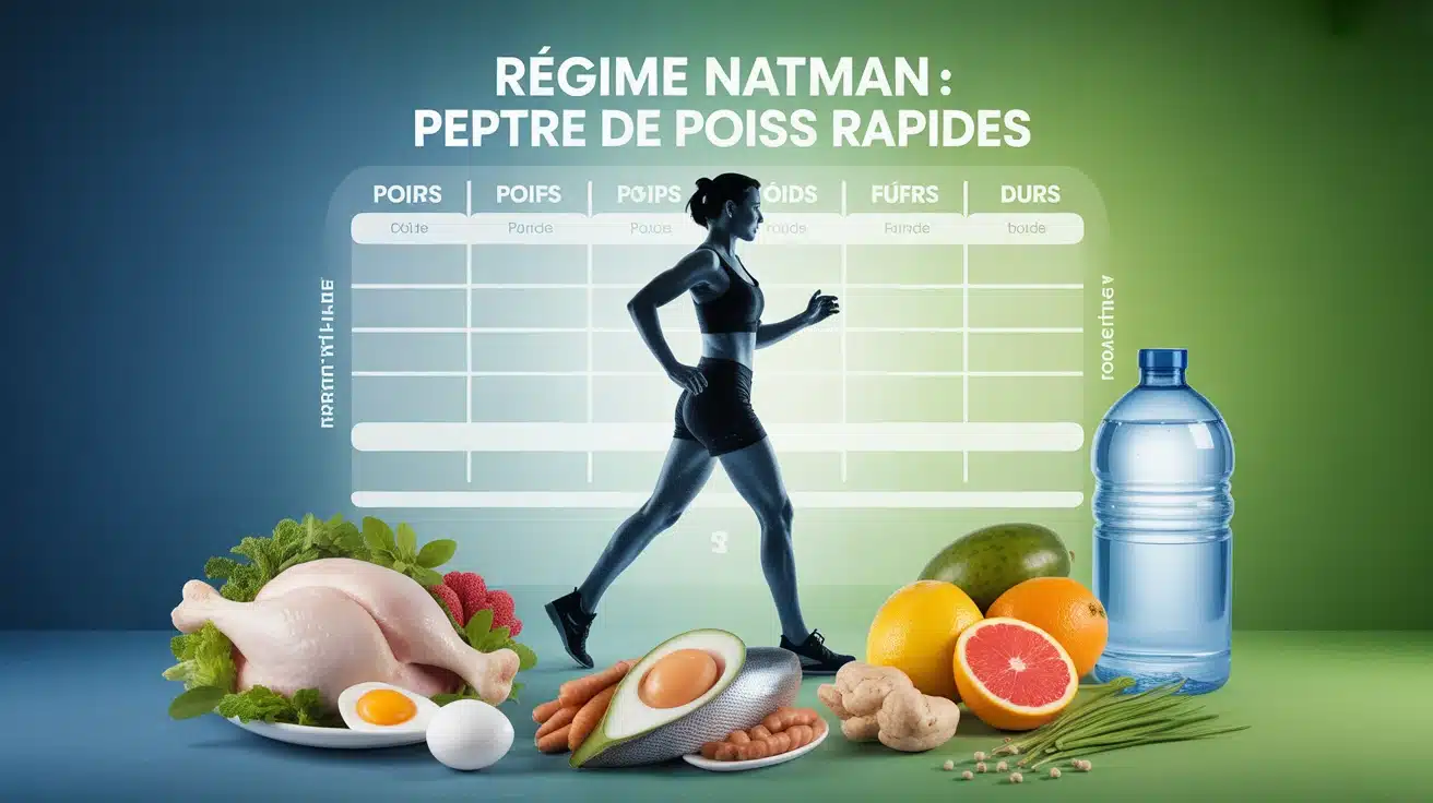 regime rapide et efficace Natman aliments planning