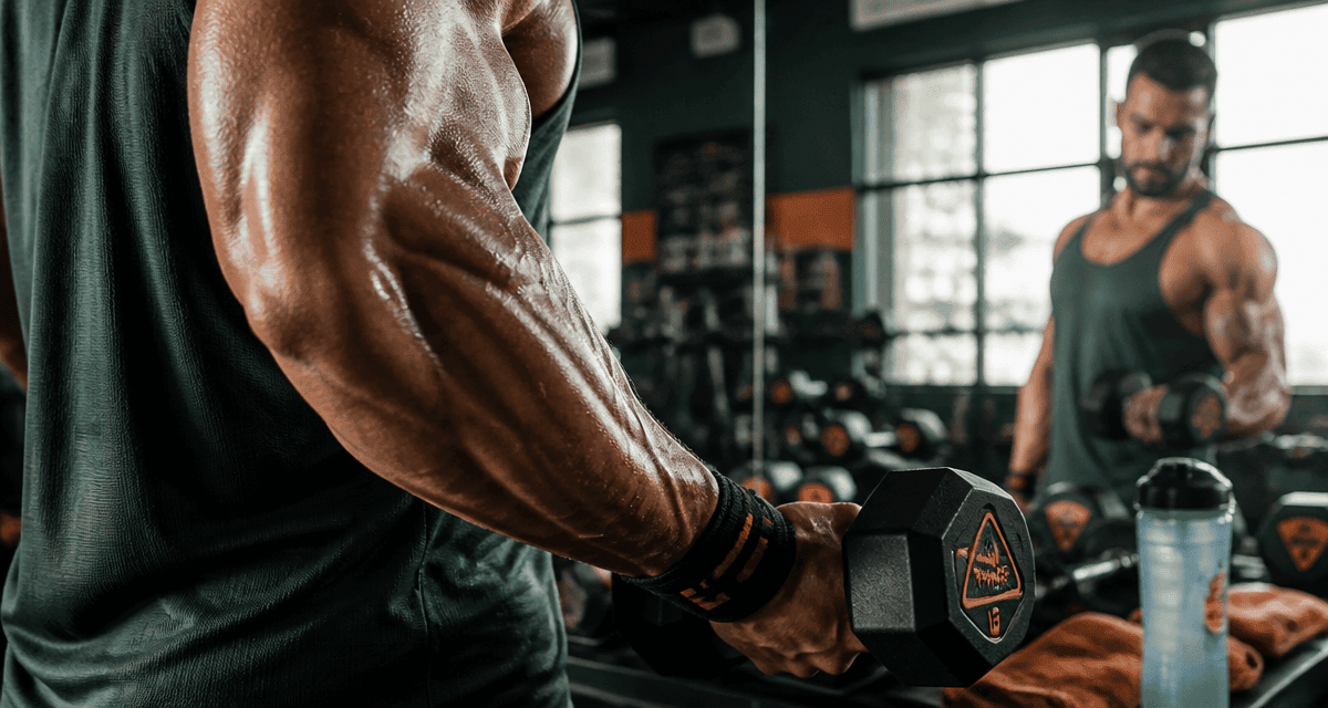 Avoir des gros bras en 1 mois curl haltère musculation