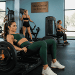 femme salle de sport hip thrust miroir